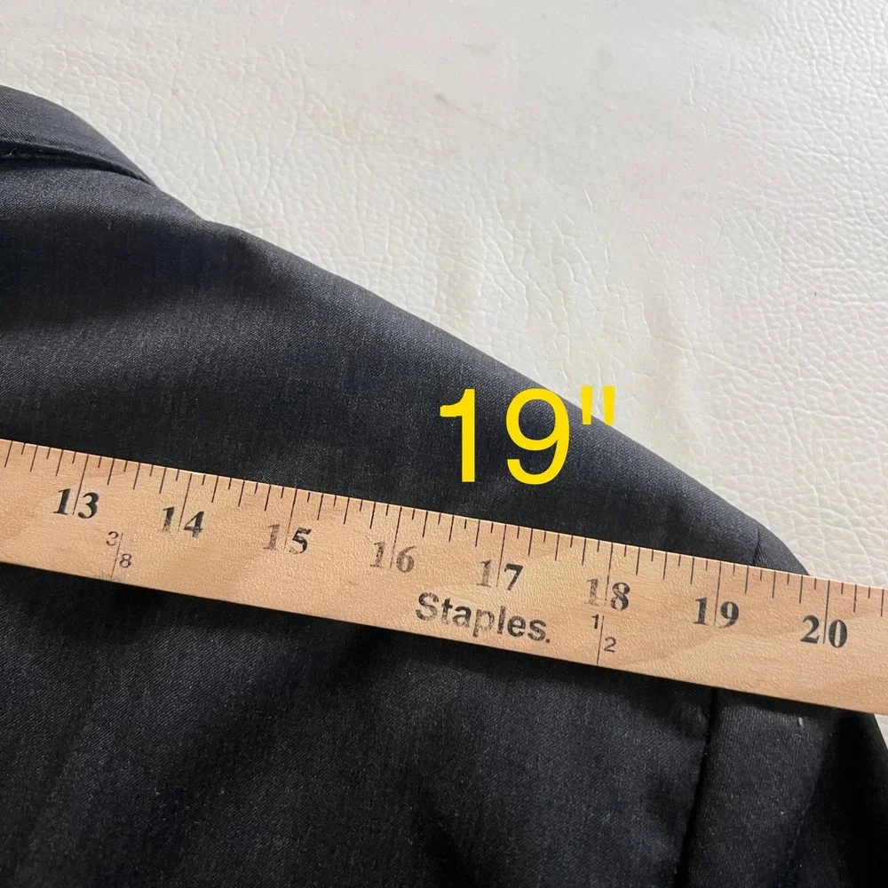 Joseph & Feiss Blazer Mens 44R Black Gold Collection Wool Sport Coat Formal